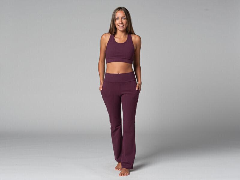 Pantalon de yoga femme Confort - BioPrune - XS
