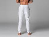 Pantalon de Yoga Homme Jogger blanc - 100 % Coton Bio - M thumbnail
